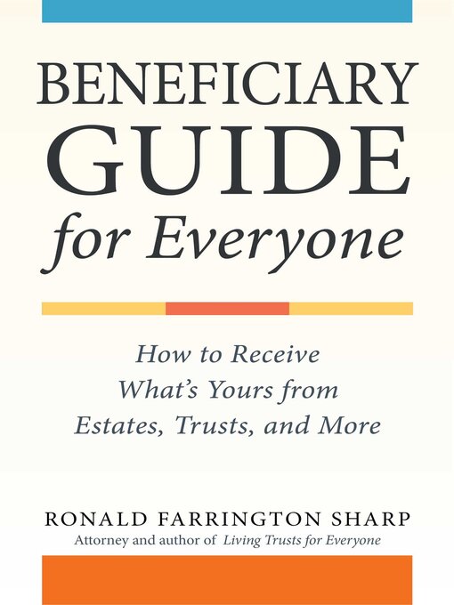 Title details for Beneficiary Guide for Everyone by Ronald Farrington Sharp - Available
